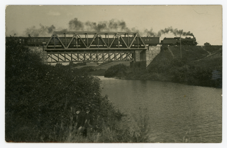 Geležinkelio tiltas per Nevėžį Kėdainiuose, XX a. 4 deš.